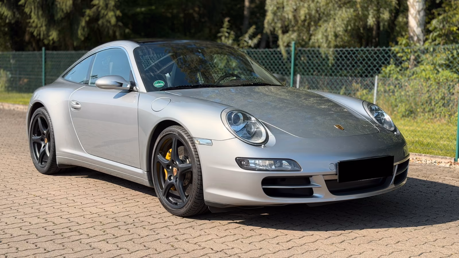 PORSCHE 997 4S TARGA - 2 FAHRZEUGHALTER, SILBER