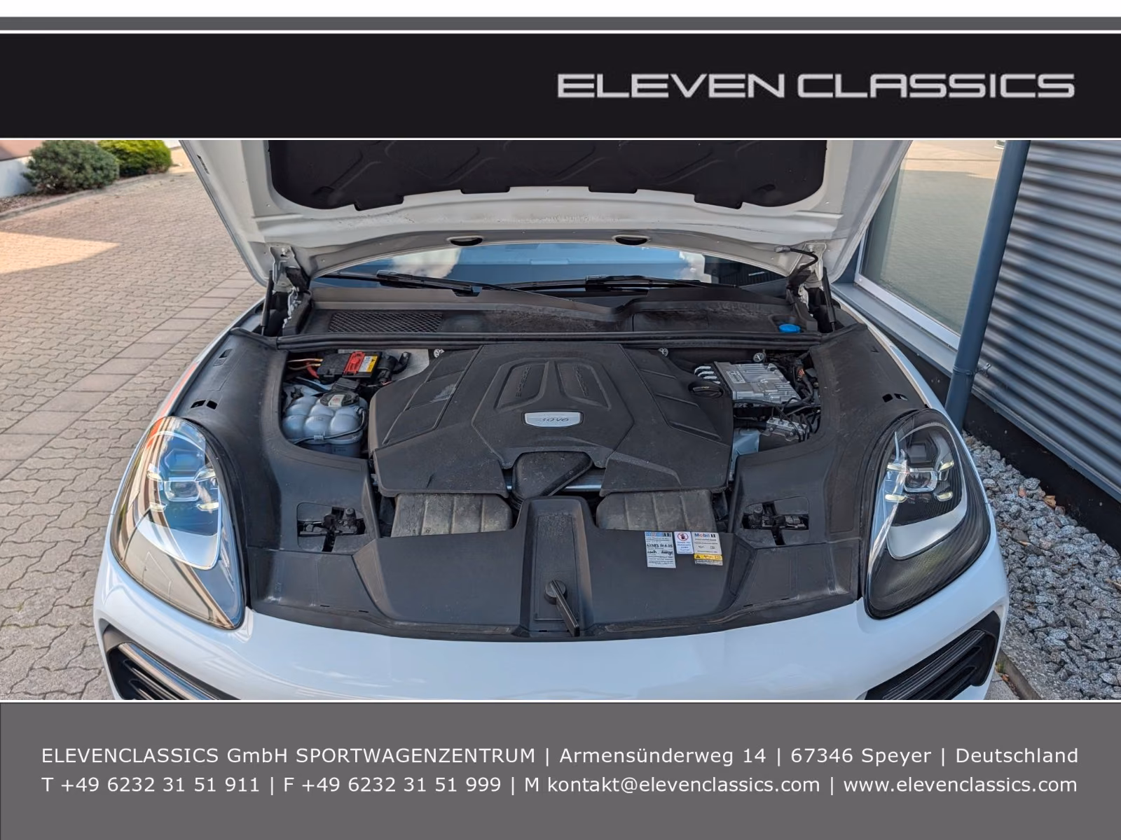 Porsche Gebrauchtwagenangebot PORSCHE CAYENNE COUPE IN WEISS - 1. HAND, PANORAMA-DACH
