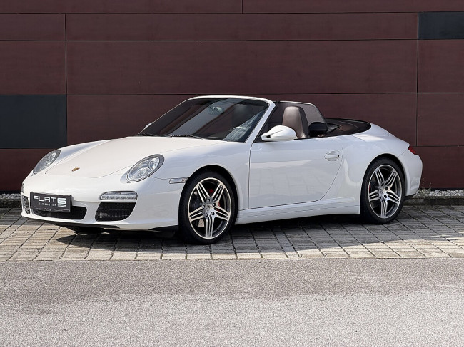 PORSCHE 997.2 CARRERA CABRIO IN WEISS - KLAPPENAUSPUFF