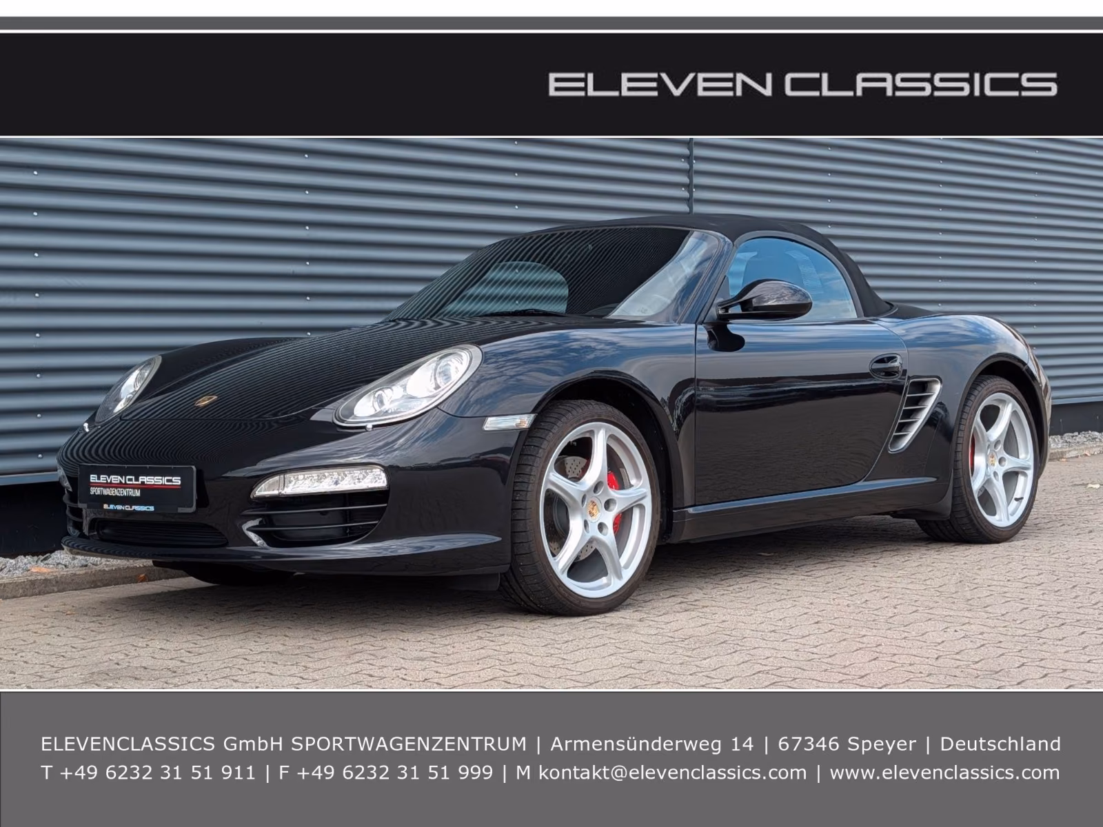 PORSCHE BOXSTER S (987.2) IN SCHWARZ, SCHECKHEFTGEPFLEGT