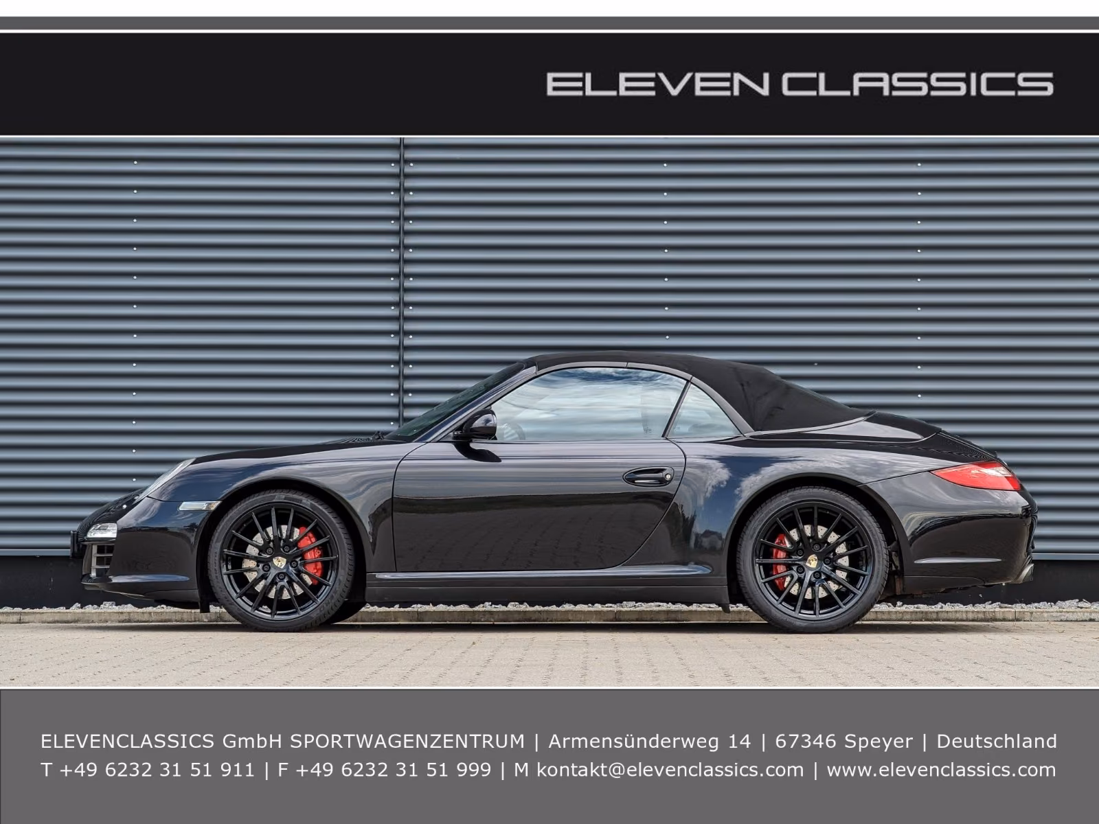 Porsche Gebrauchtwagenangebot PORSCHE 997.2 CARRERA 4S CABRIOLET IN BASALTSCHWARZ