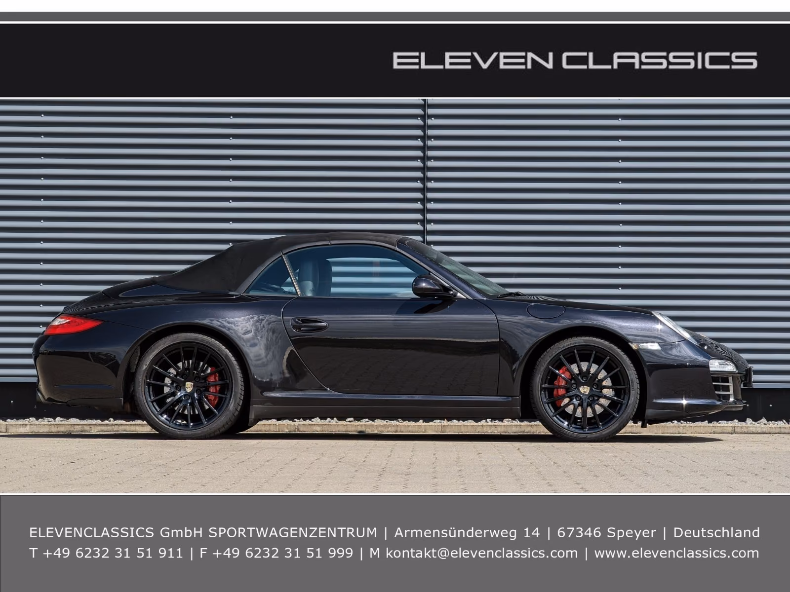 Porsche Gebrauchtwagenangebot PORSCHE 997.2 CARRERA 4S CABRIOLET IN BASALTSCHWARZ