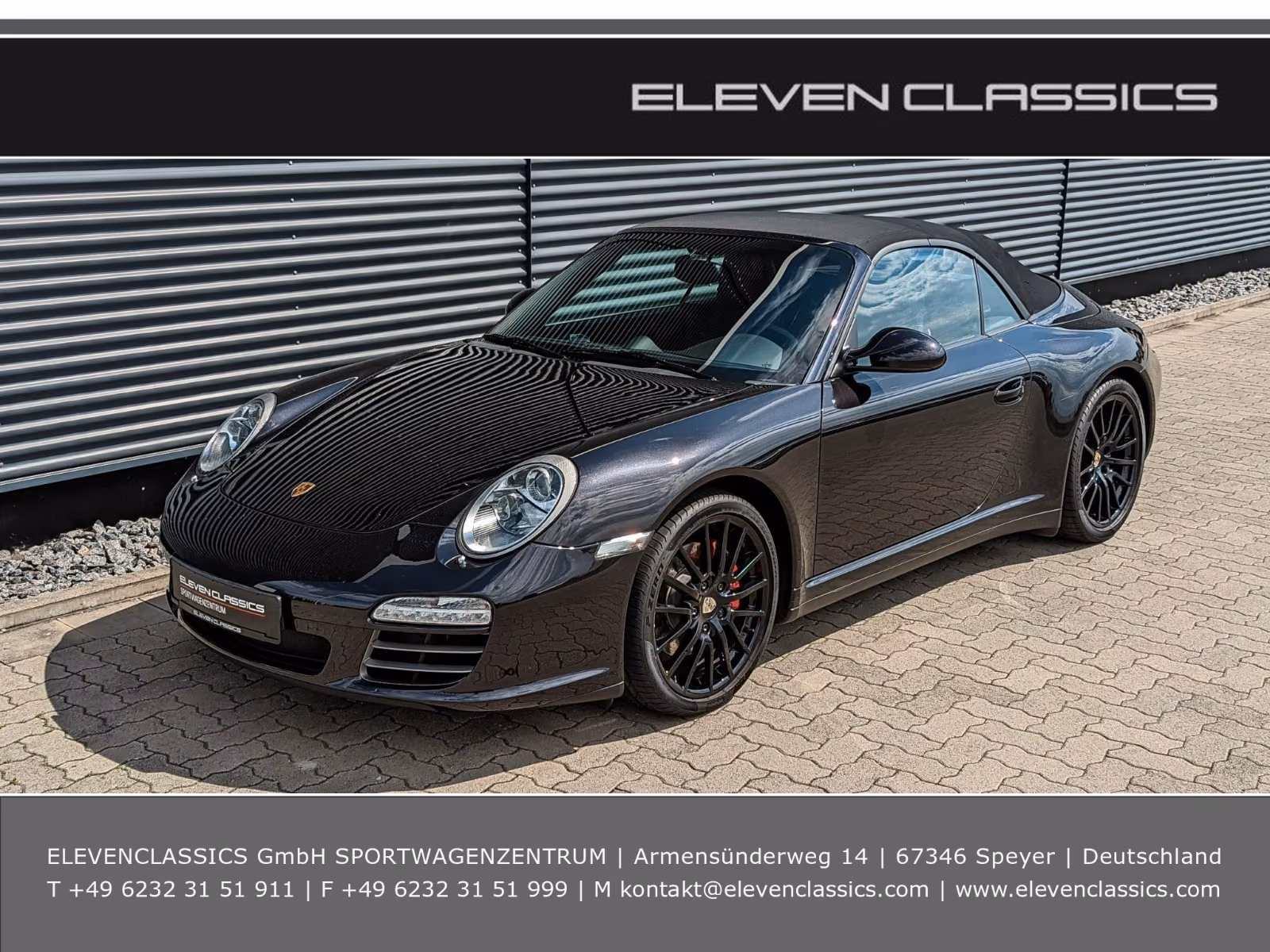 Porsche Gebrauchtwagenangebot PORSCHE 997.2 CARRERA 4S CABRIOLET IN BASALTSCHWARZ