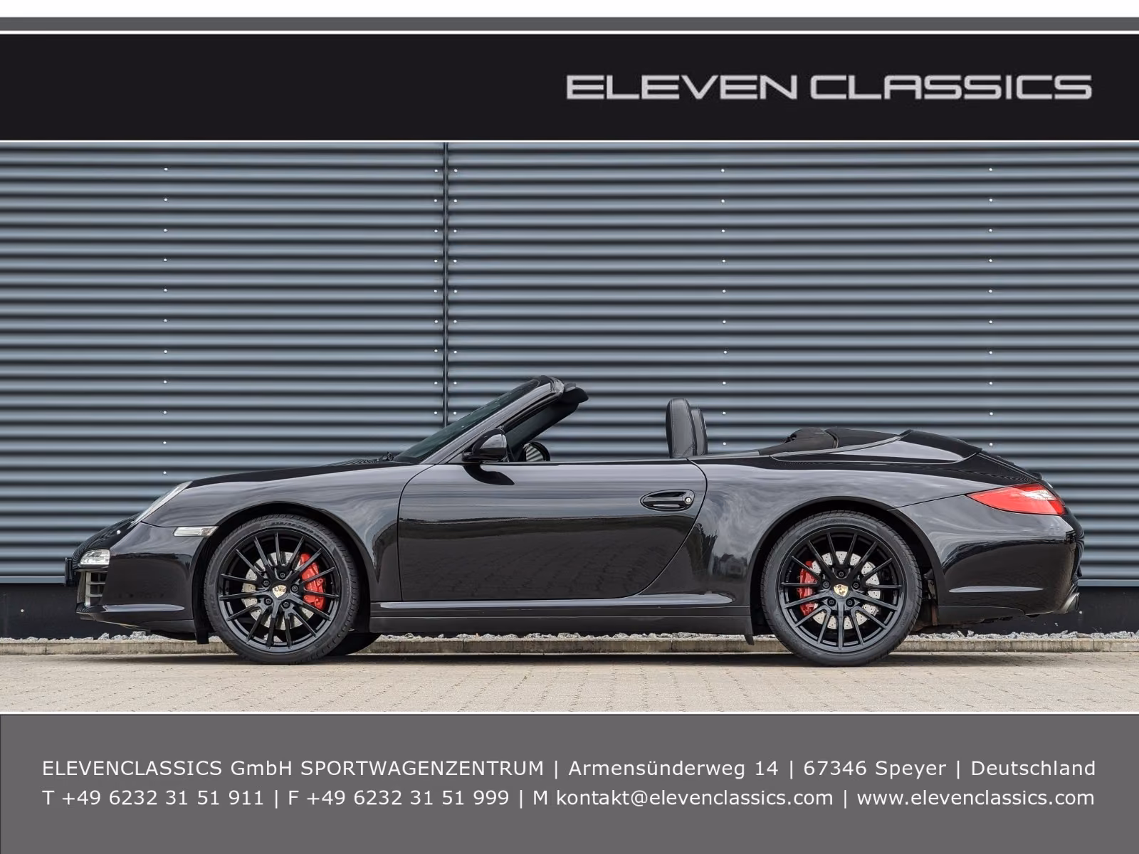 Porsche Gebrauchtwagenangebot PORSCHE 997.2 CARRERA 4S CABRIOLET IN BASALTSCHWARZ