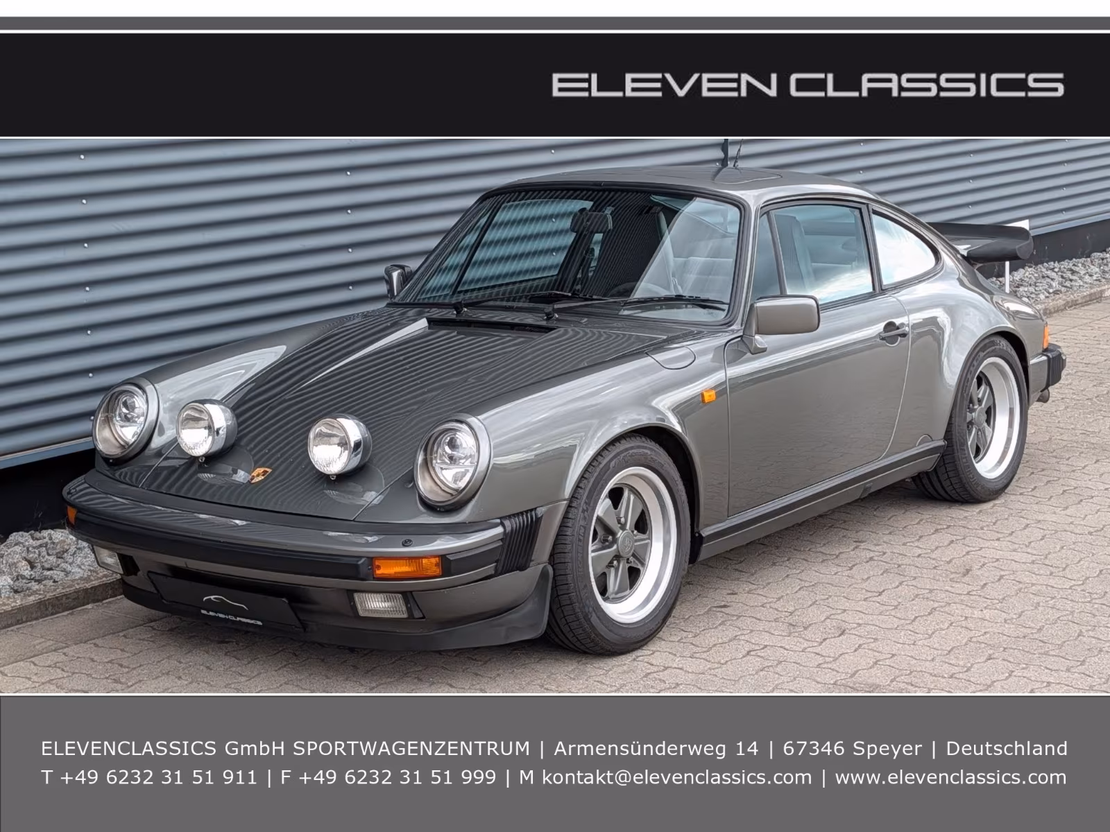 PORSCHE 911 CARRERA 3.2L COUPE IN FELSENGRÜN