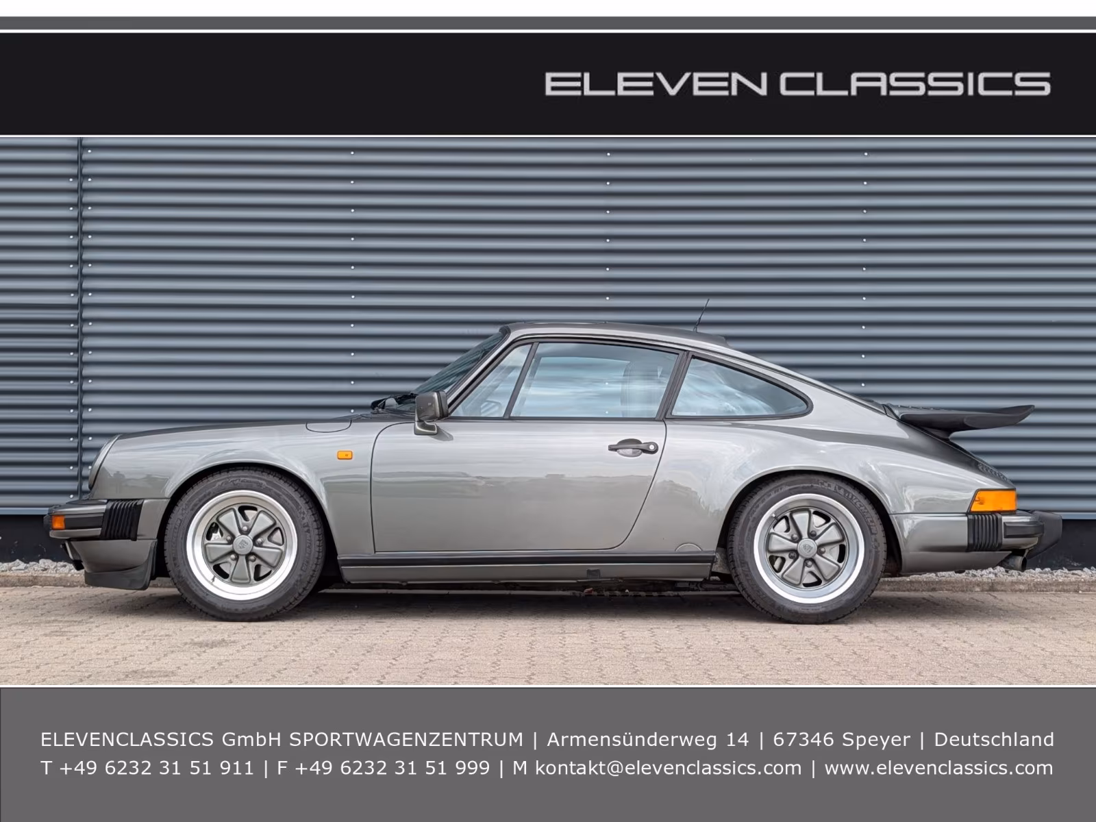 Porsche Gebrauchtwagenangebot PORSCHE 911 CARRERA 3.2L COUPE IN FELSENGRÜN