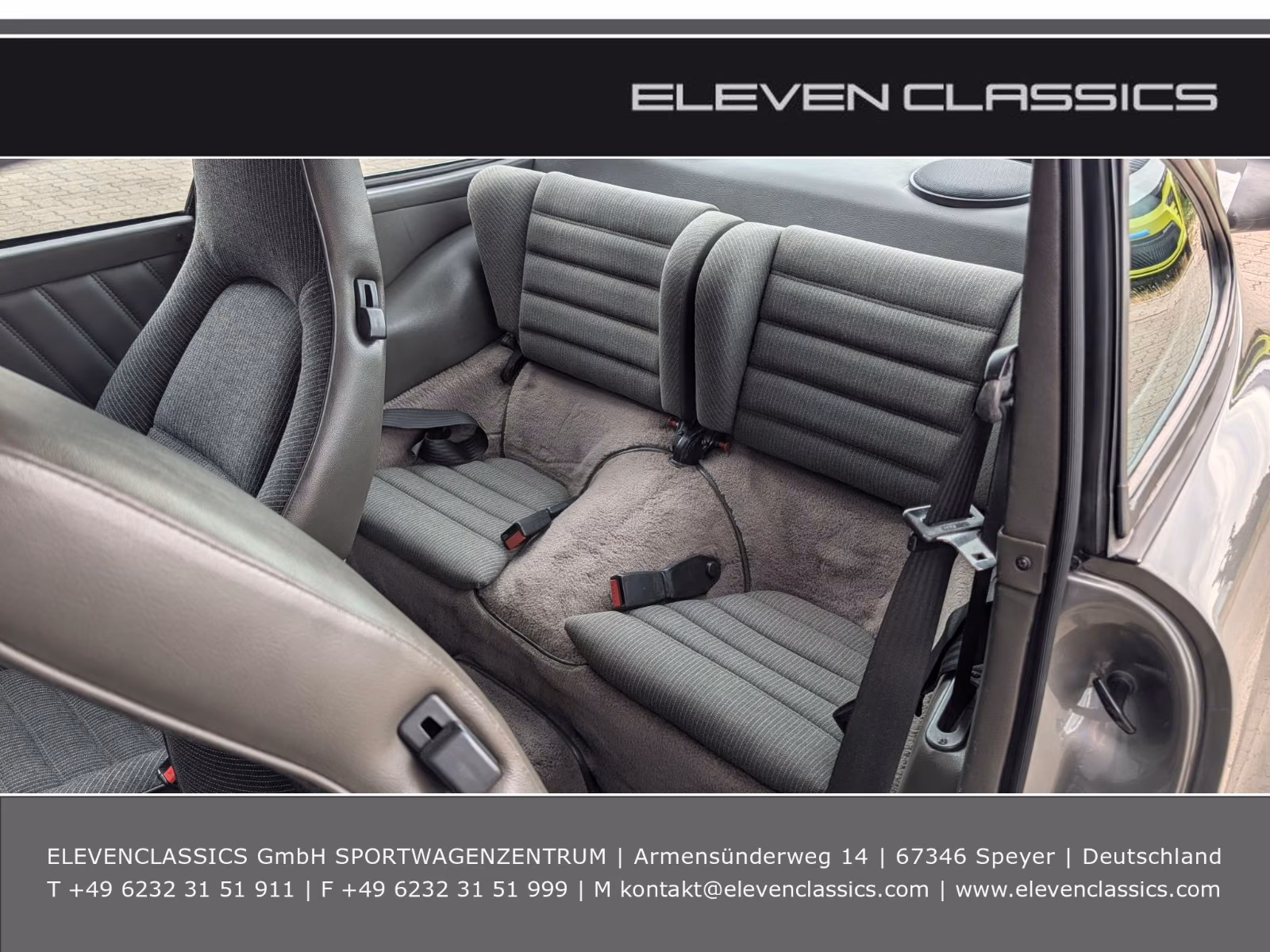 Porsche Gebrauchtwagenangebot PORSCHE 911 CARRERA 3.2L COUPE IN FELSENGRÜN