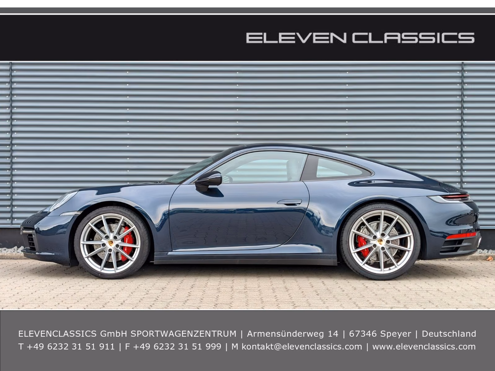 Porsche Gebrauchtwagenangebot PORSCHE 992 CARRERA 4S COUPE - 1. HAND, NACHTBLAU