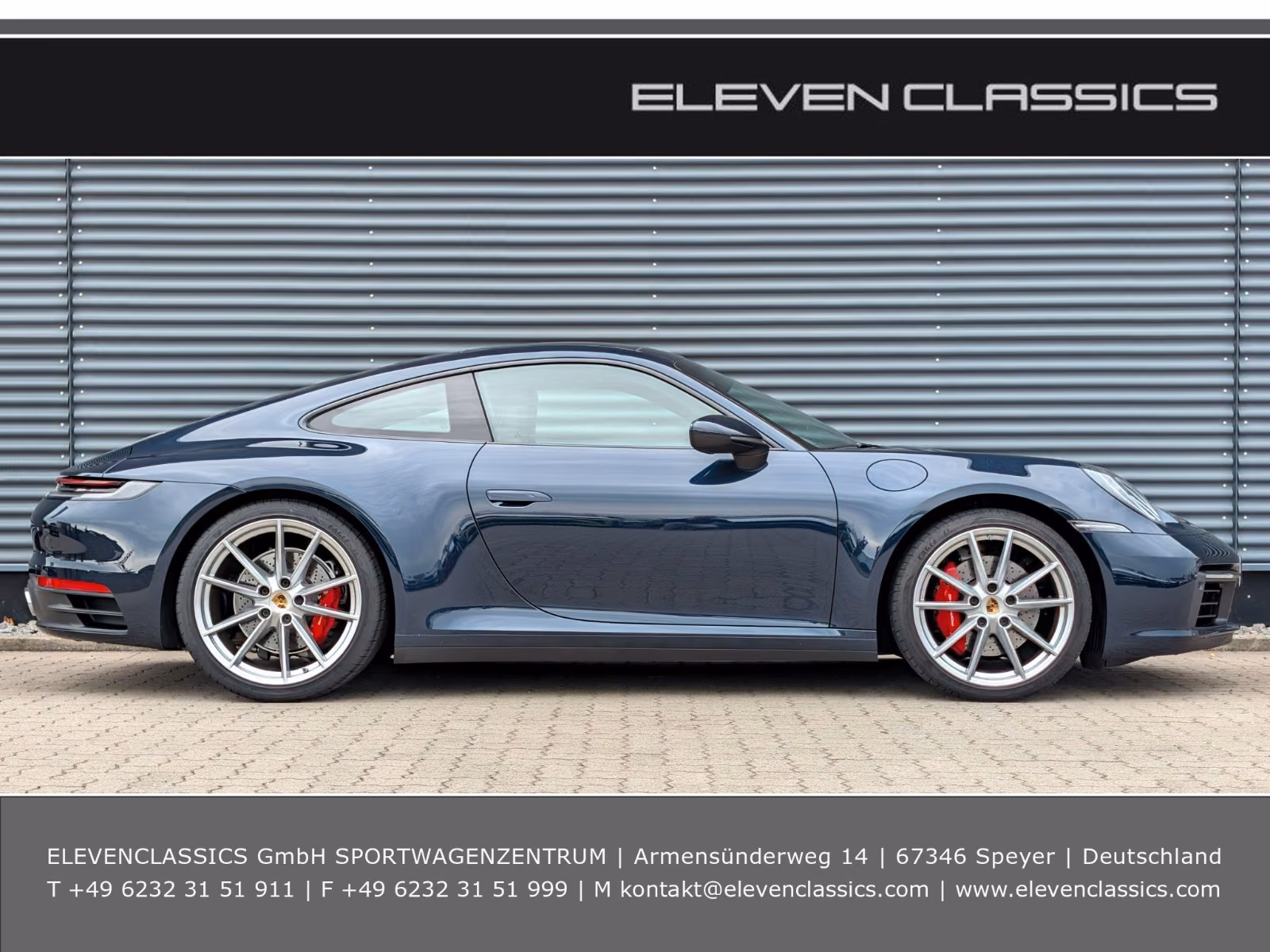 Porsche Gebrauchtwagenangebot PORSCHE 992 CARRERA 4S COUPE - 1. HAND, NACHTBLAU