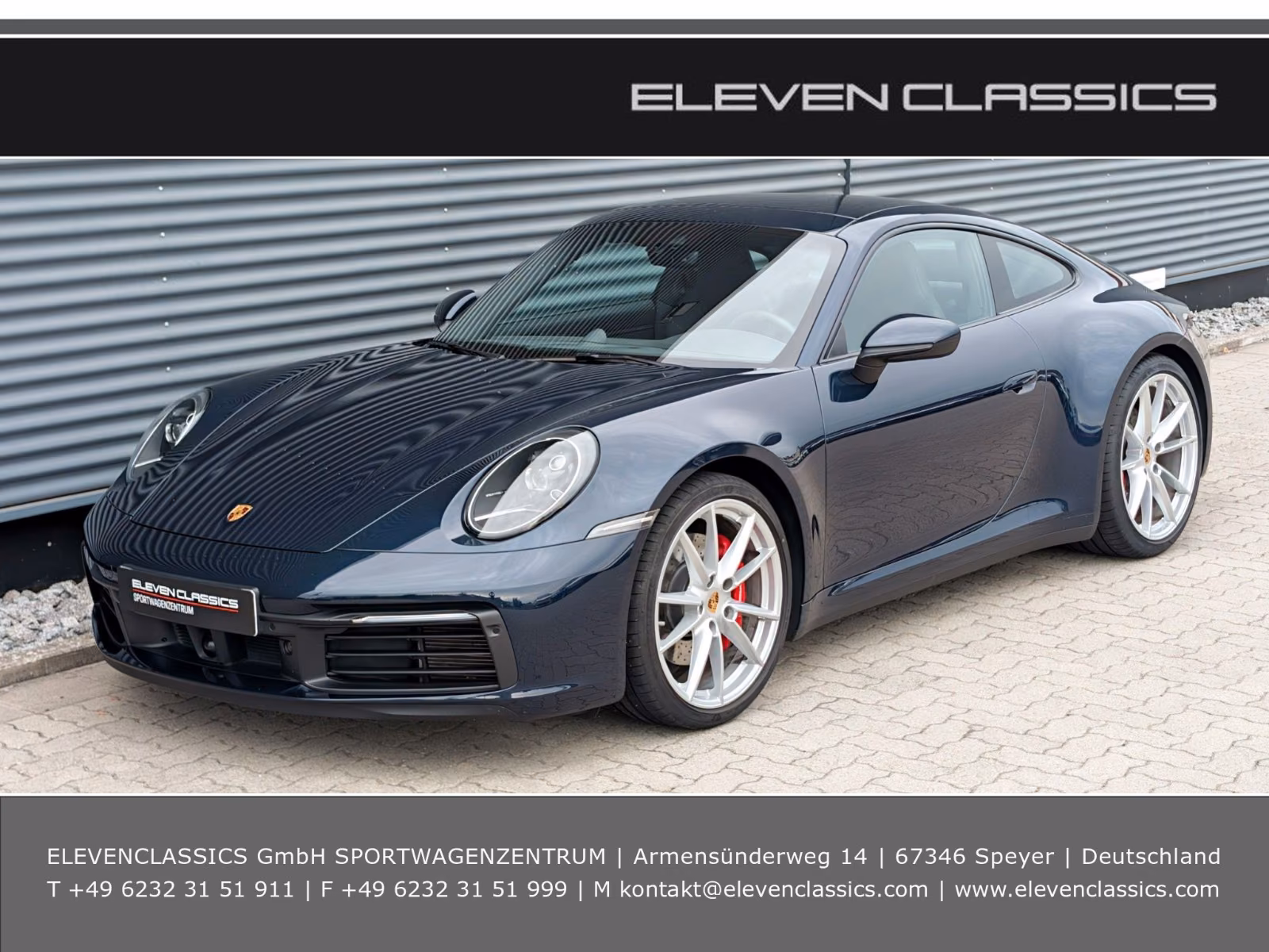 Porsche Gebrauchtwagenangebot PORSCHE 992 CARRERA 4S COUPE - 1. HAND, NACHTBLAU