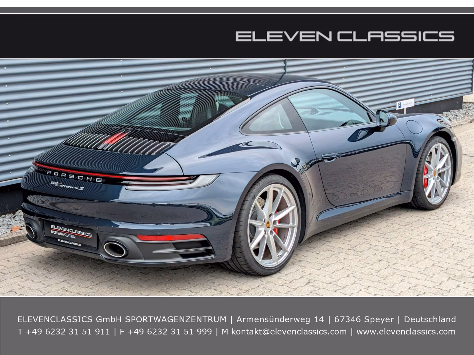 Porsche Gebrauchtwagenangebot PORSCHE 992 CARRERA 4S COUPE - 1. HAND, NACHTBLAU