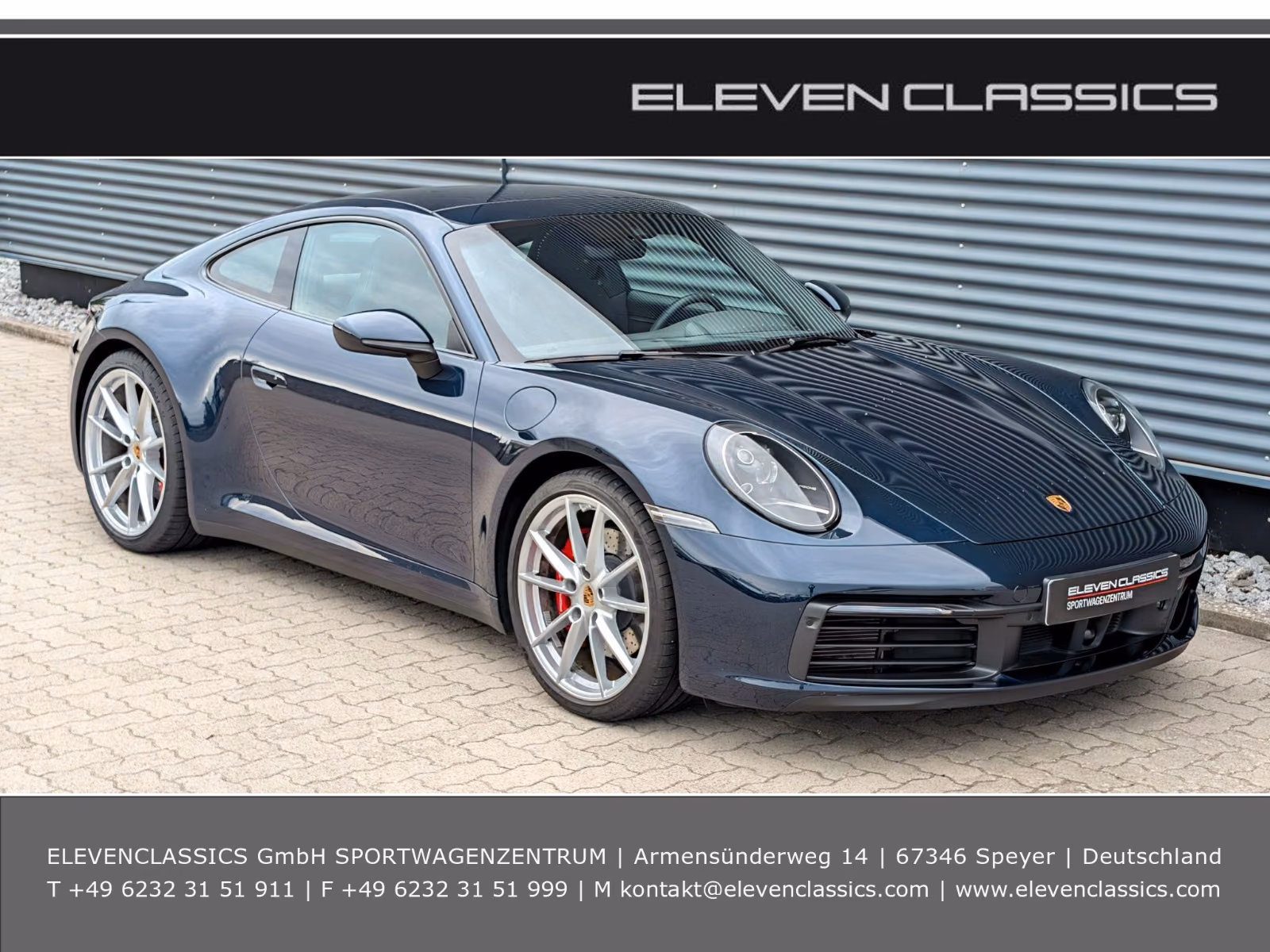 Porsche Gebrauchtwagenangebot PORSCHE 992 CARRERA 4S COUPE - 1. HAND, NACHTBLAU