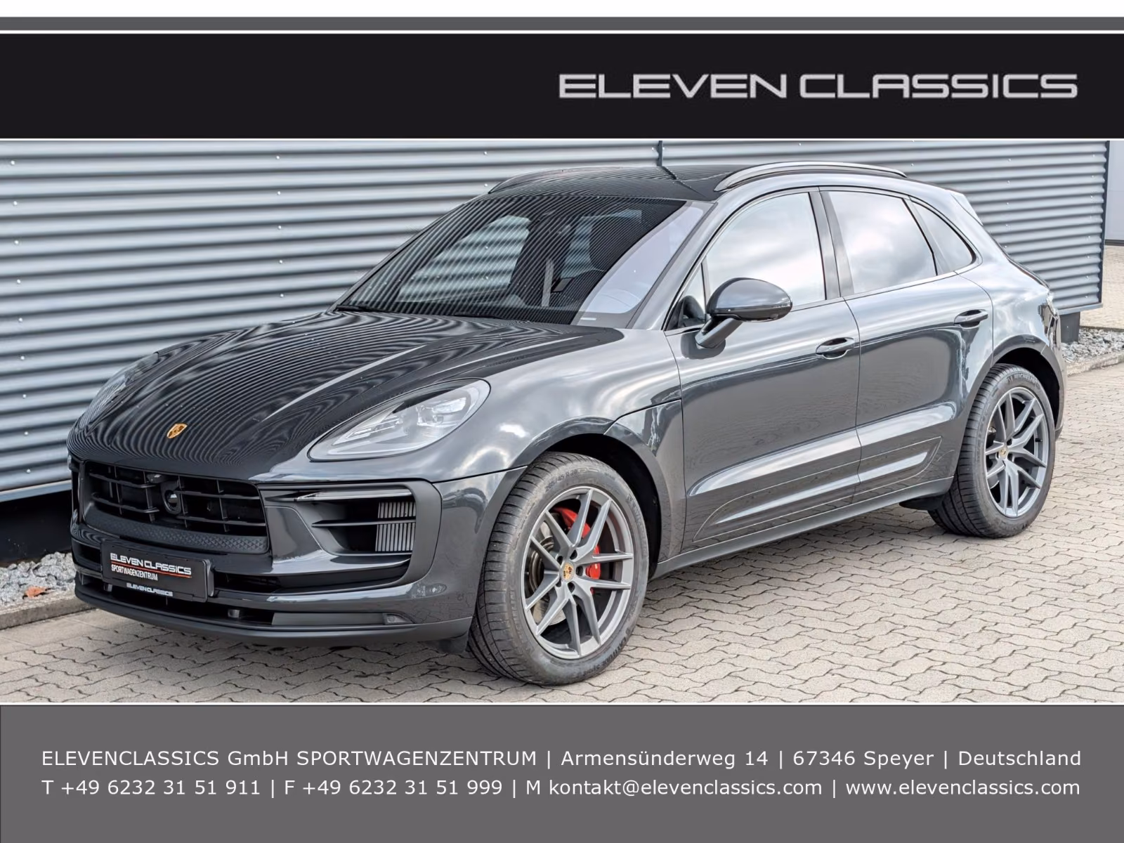 PORSCHE MACAN S IN VULKANGRAU - 2. HAND
