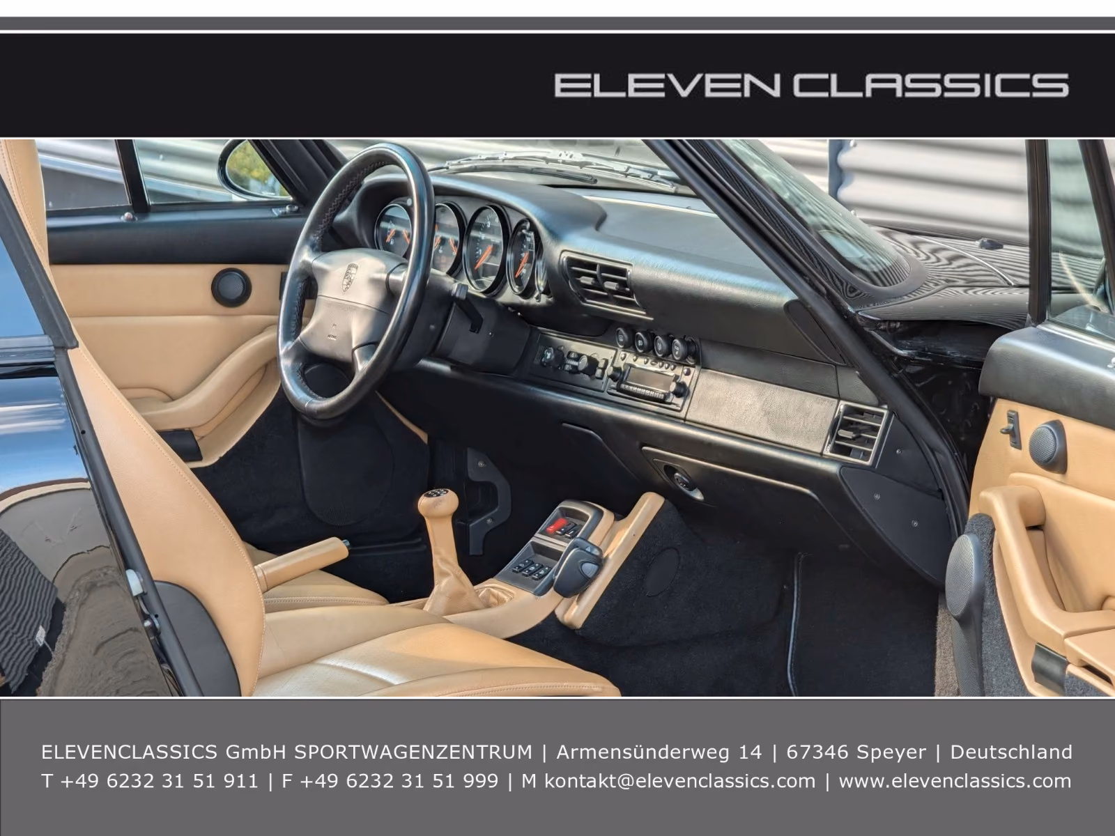 Porsche Gebrauchtwagenangebot PORSCHE 993 TARGA IN SCHWARZ (A1)