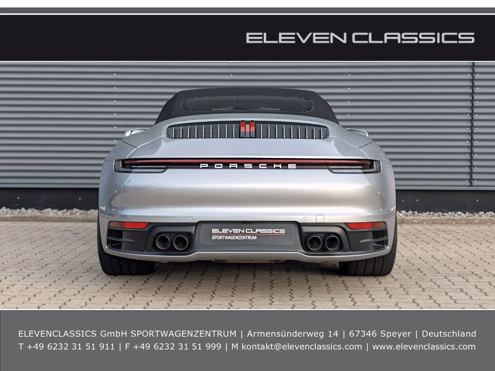 Porsche Gebrauchtwagenangebot PORSCHE 992 CARRERA 4 CABRIOLET - 3. HAND