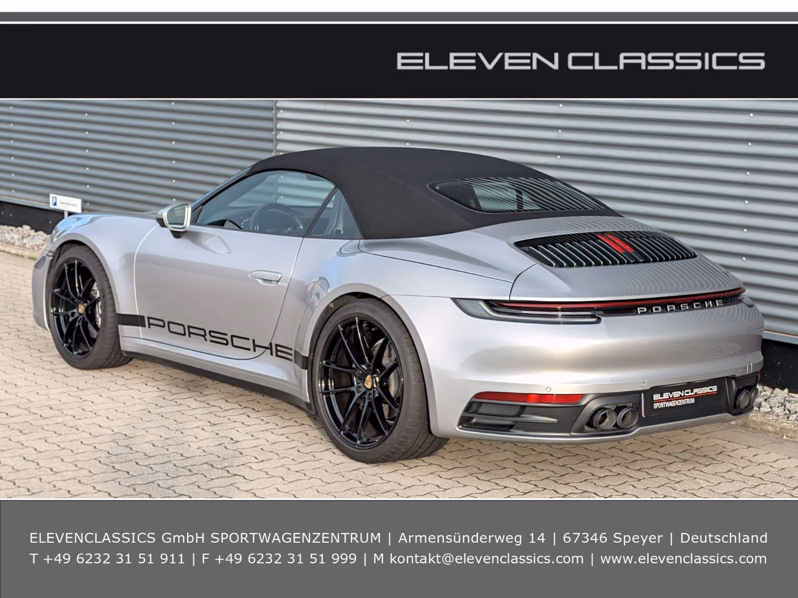 Porsche Gebrauchtwagenangebot PORSCHE 992 CARRERA 4 CABRIOLET - 3. HAND
