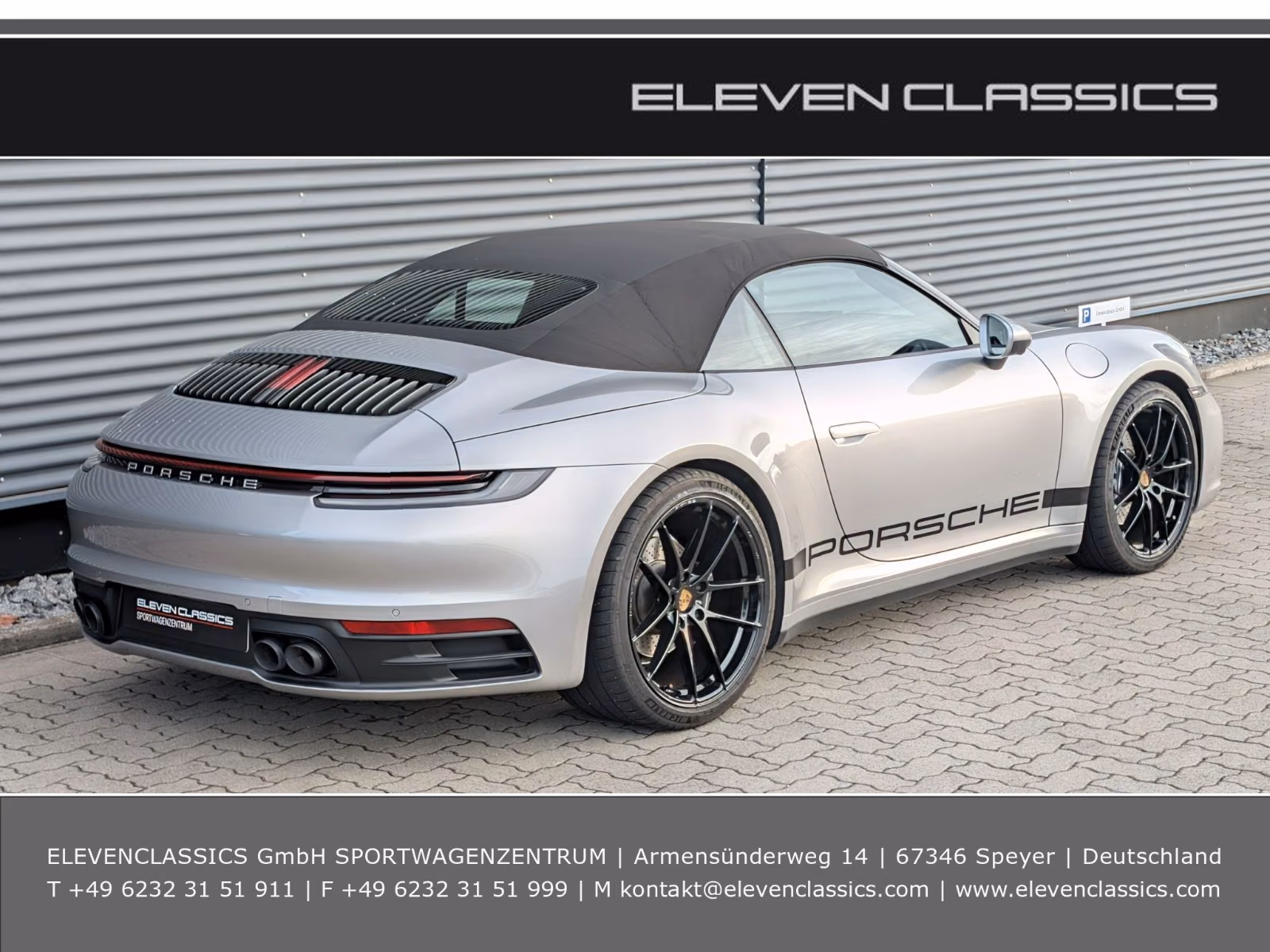 Porsche Gebrauchtwagenangebot PORSCHE 992 CARRERA 4 CABRIOLET - 3. HAND