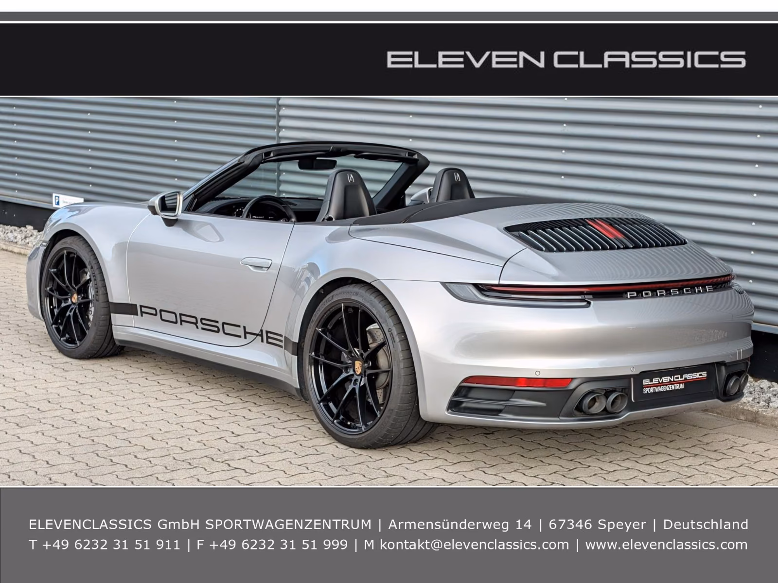 Porsche Gebrauchtwagenangebot PORSCHE 992 CARRERA 4 CABRIOLET - 3. HAND