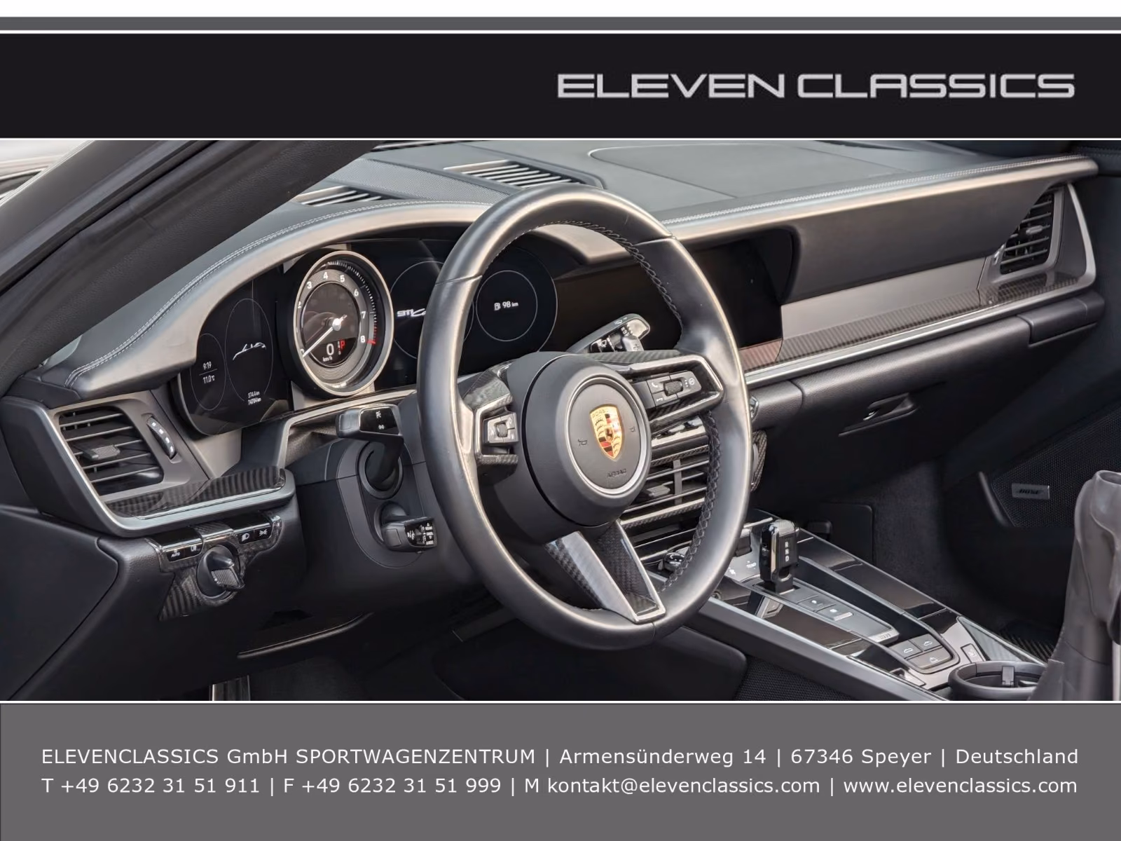 Porsche Gebrauchtwagenangebot PORSCHE 992 CARRERA 4 CABRIOLET - 3. HAND