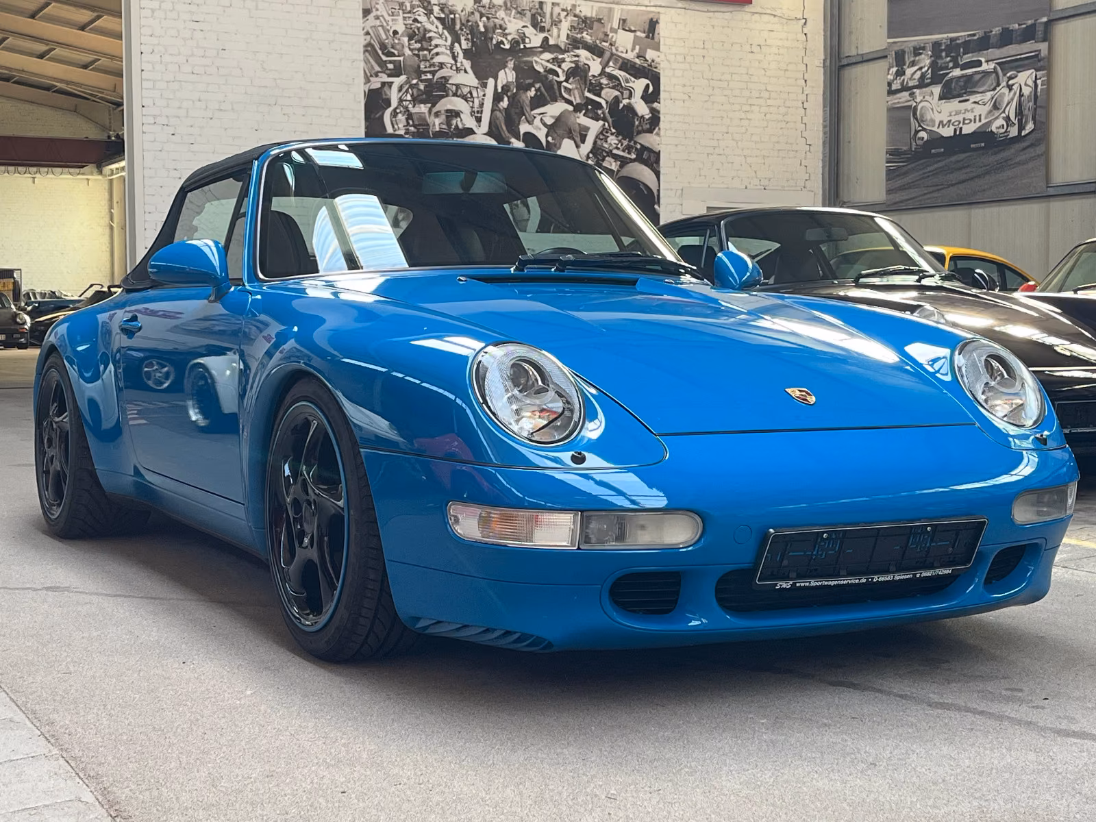 Porsche Gebrauchtwagenangebot PORSCHE 993 CARRERA 2 CABRIOLET IN BLAUTÜRKIS