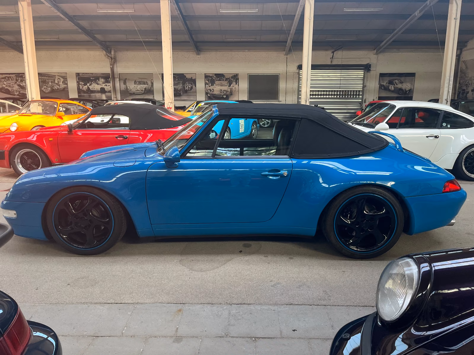 Porsche Gebrauchtwagenangebot PORSCHE 993 CARRERA 2 CABRIOLET IN BLAUTÜRKIS