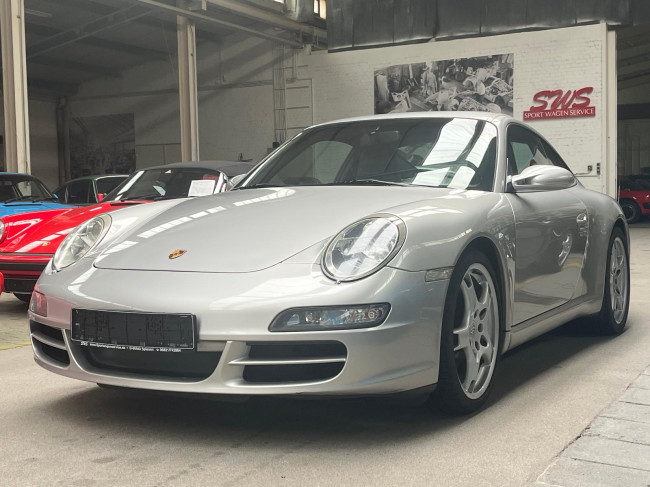 Porsche Gebrauchtwagenangebot PORSCHE 997 CARRERA COUPE IN ARKTISSILBER