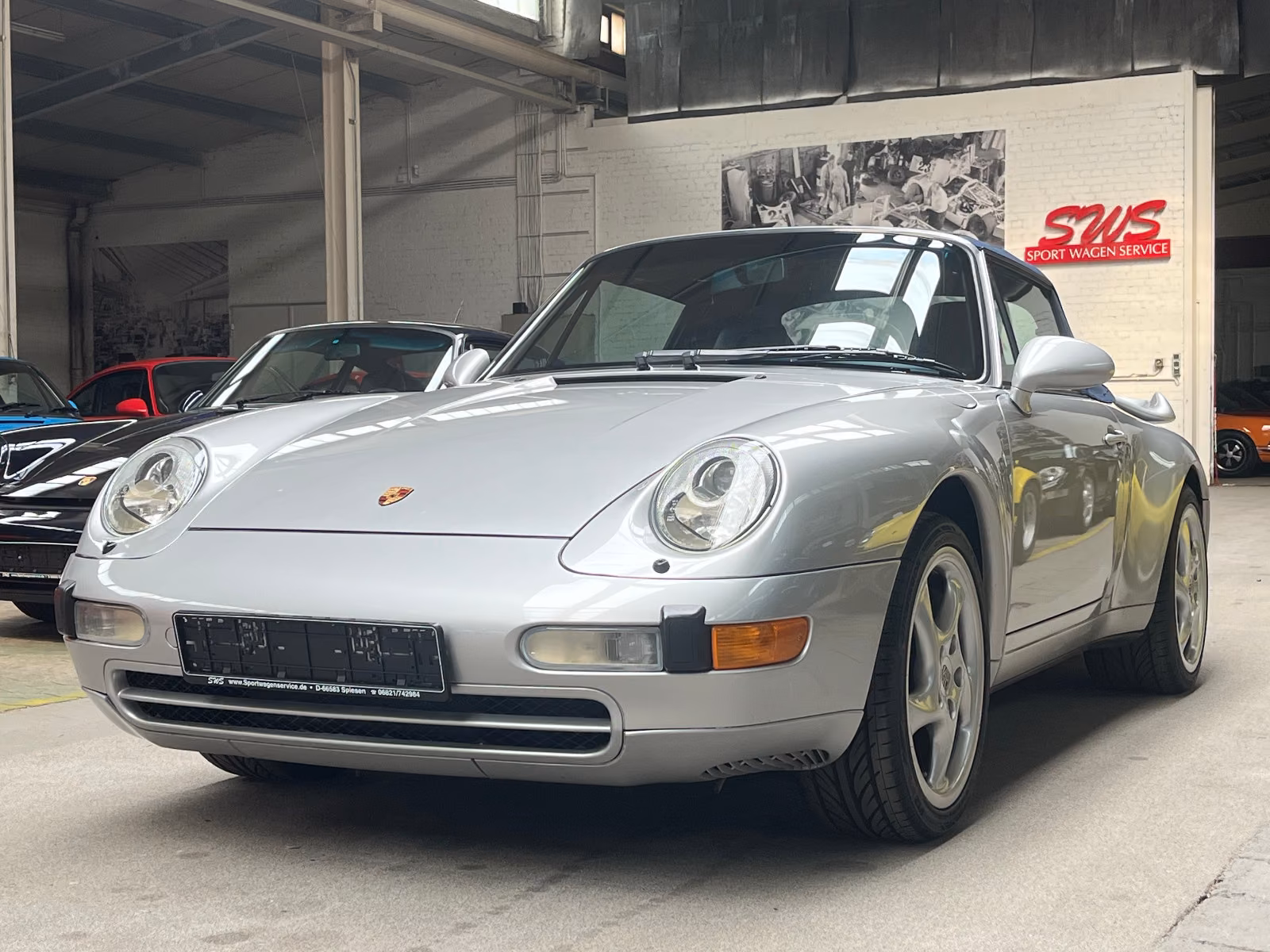 Porsche Gebrauchtwagenangebot PORSCHE 993 CARRERA 2 CABRIOLET IN ARKTISSILBER