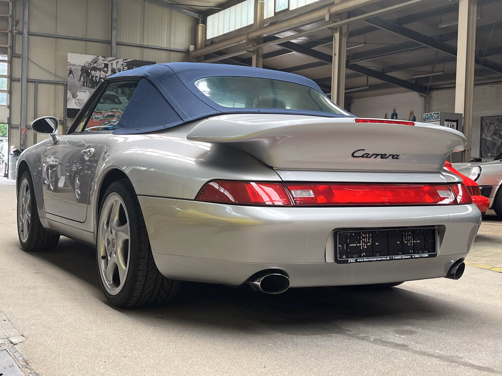 Porsche Gebrauchtwagenangebot PORSCHE 993 CARRERA 2 CABRIOLET IN ARKTISSILBER