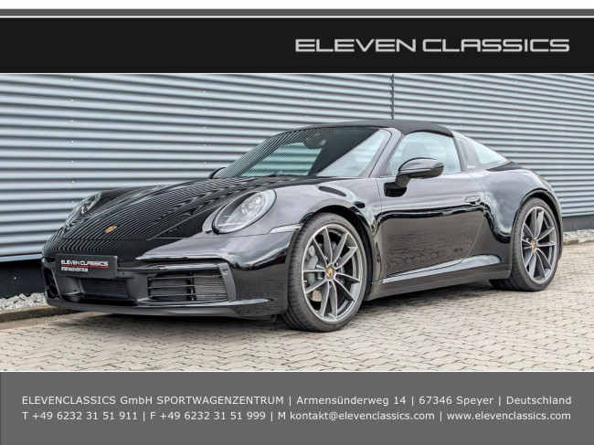 Porsche Gebrauchtwagenangebot PORSCHE 992 TARGA 4 IN TIEFSCHWARZ AUS 1. HAND