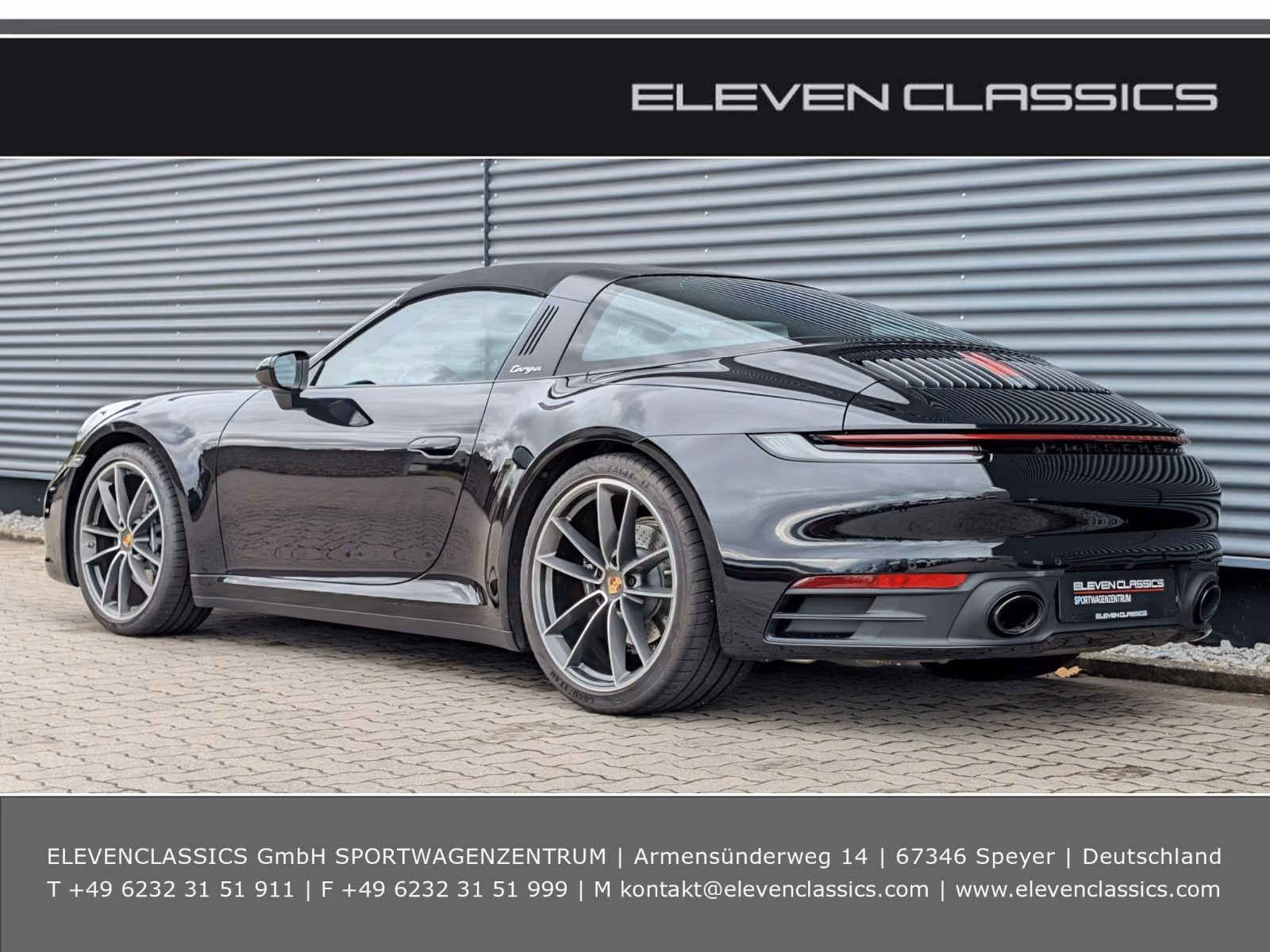 Porsche Gebrauchtwagenangebot PORSCHE 992 TARGA 4 IN TIEFSCHWARZ AUS 1. HAND