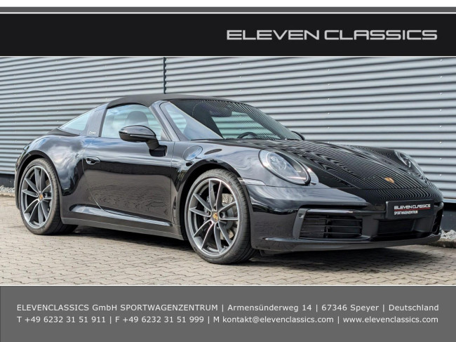 Porsche Gebrauchtwagenangebot PORSCHE 992 TARGA 4 IN TIEFSCHWARZ AUS 1. HAND