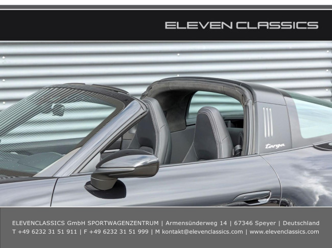 Porsche Gebrauchtwagenangebot PORSCHE 992 TARGA 4 IN TIEFSCHWARZ AUS 1. HAND