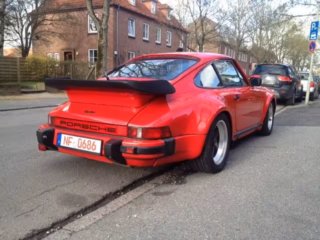 Gestohlener Porsche 930 Turbo Coupe vom 26. Juli 2013